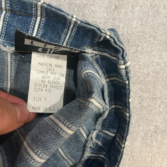 [Sz5/US:XS]DK Fish Spaghetti Striped Blue and White Maxi Denim Dress - Picture 4 of 9